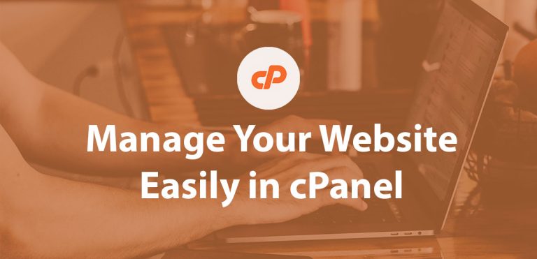manage website easily in cpanel