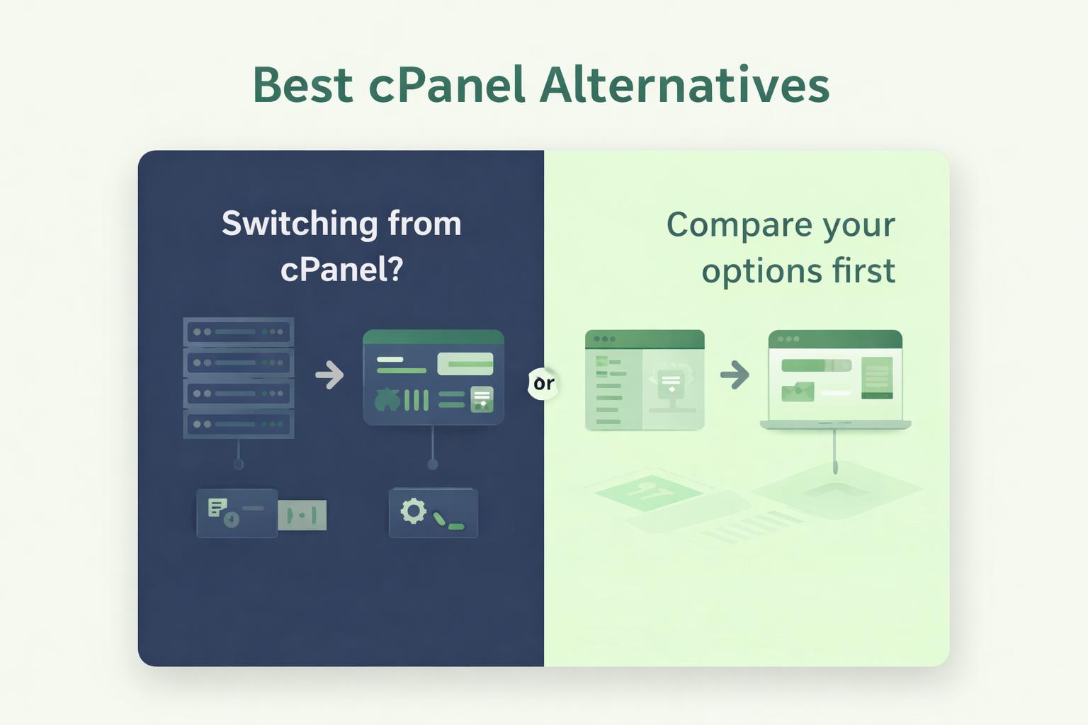 best cpanel alternatives